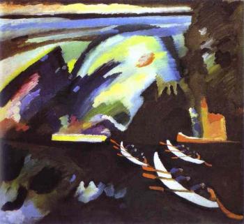 Wassily Kandinsky : Boat Trip